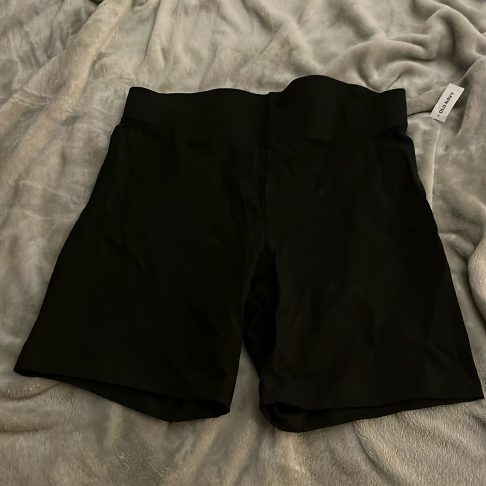 Black biker shorts